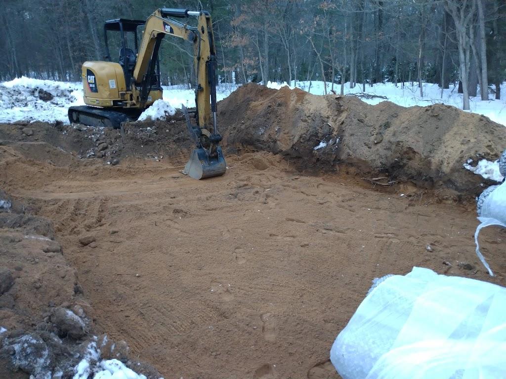 Excavation equipment for septic installation