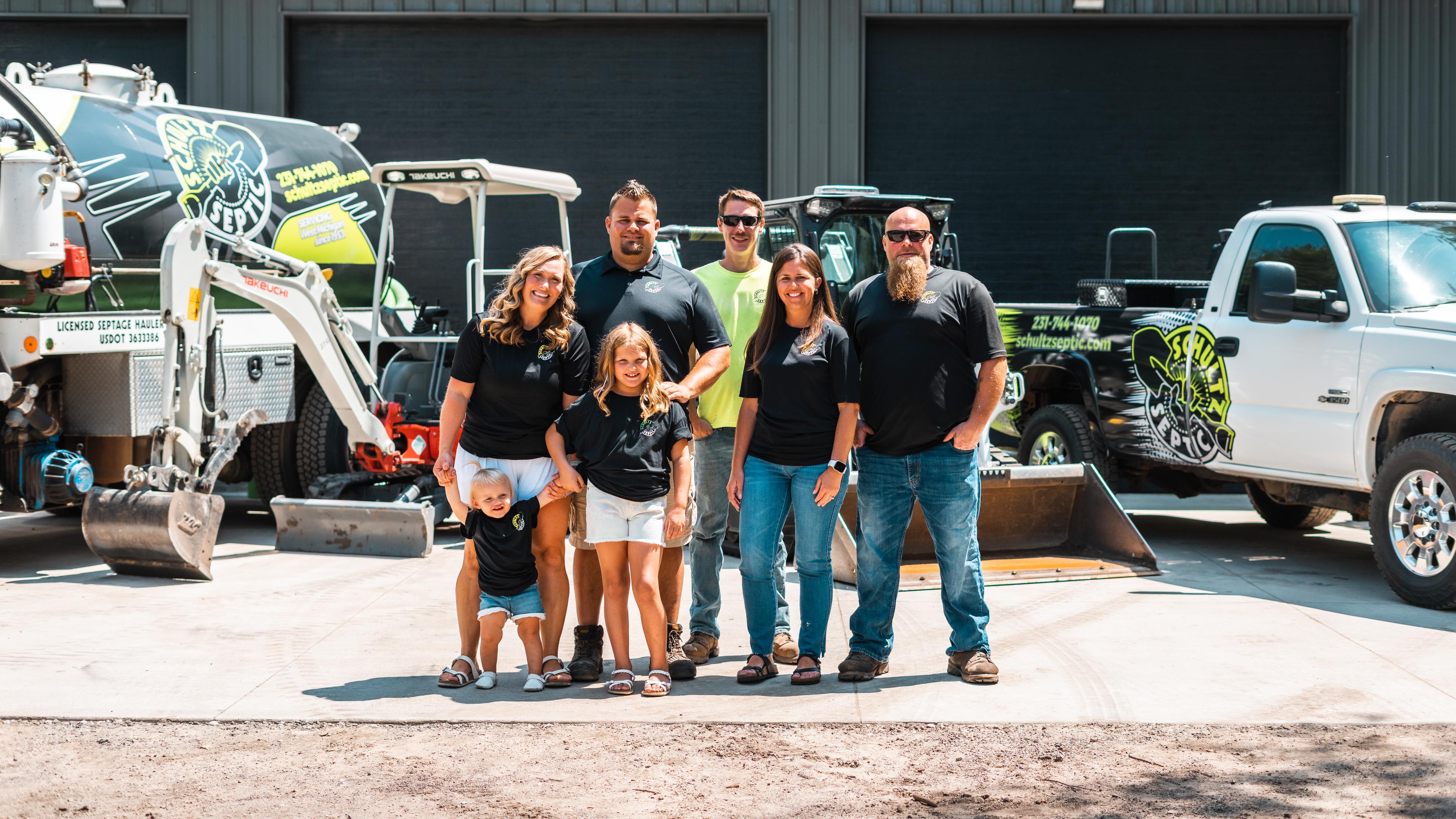 Septic system installation process